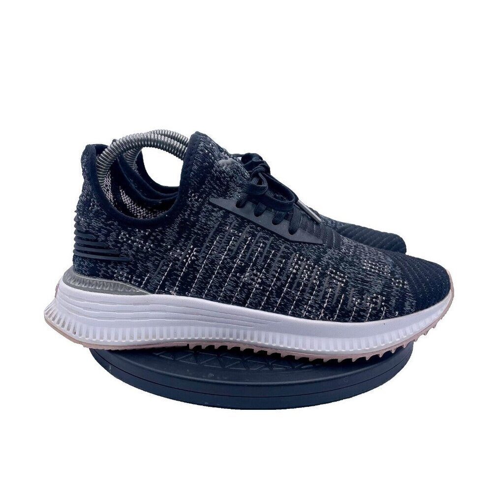 Puma Avid Evoknit Shoes Womens Size 8 black/White Athletic Trainers Sneakers